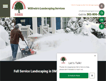 Tablet Screenshot of landscapingservicesmd.com